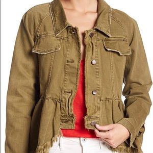 Free People Pleplum Jean Jacket